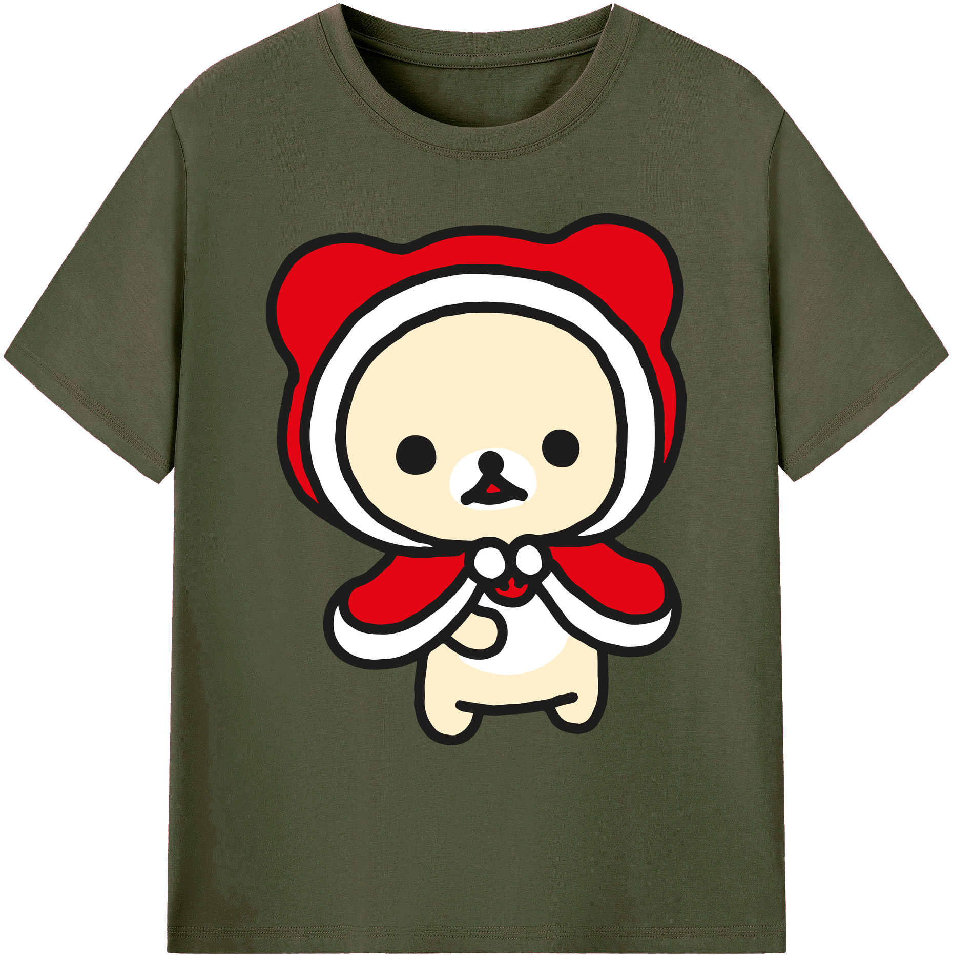 （画像用） リラックマ リラックマ キイロイトリ Rilakkuma Korilakkuma Kiiroitori 綿100％ メンズ半袖Tシャツ｜肌触りやわらか＆通気性